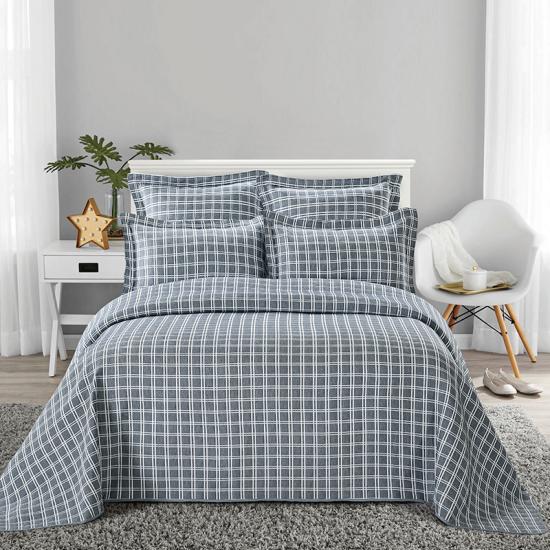 Set de lenjerie de pat tradițional Jacquard cu cusături de cutie cxmicrotex