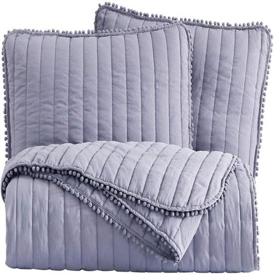 Set pilota cu pompon de culoare violet