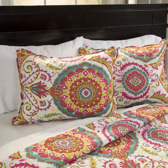 Set de pilota revers Sherpa Patchwork din 3 piese